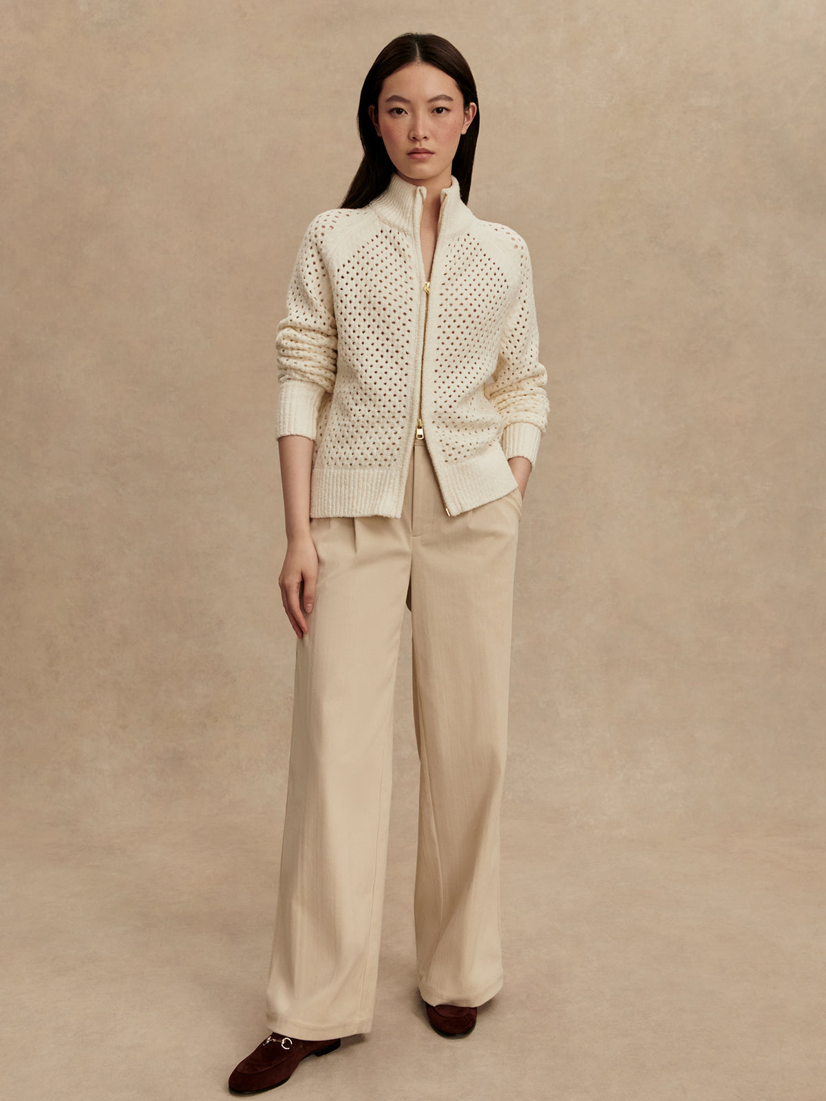 Mandy Boucle Knit Jacket
