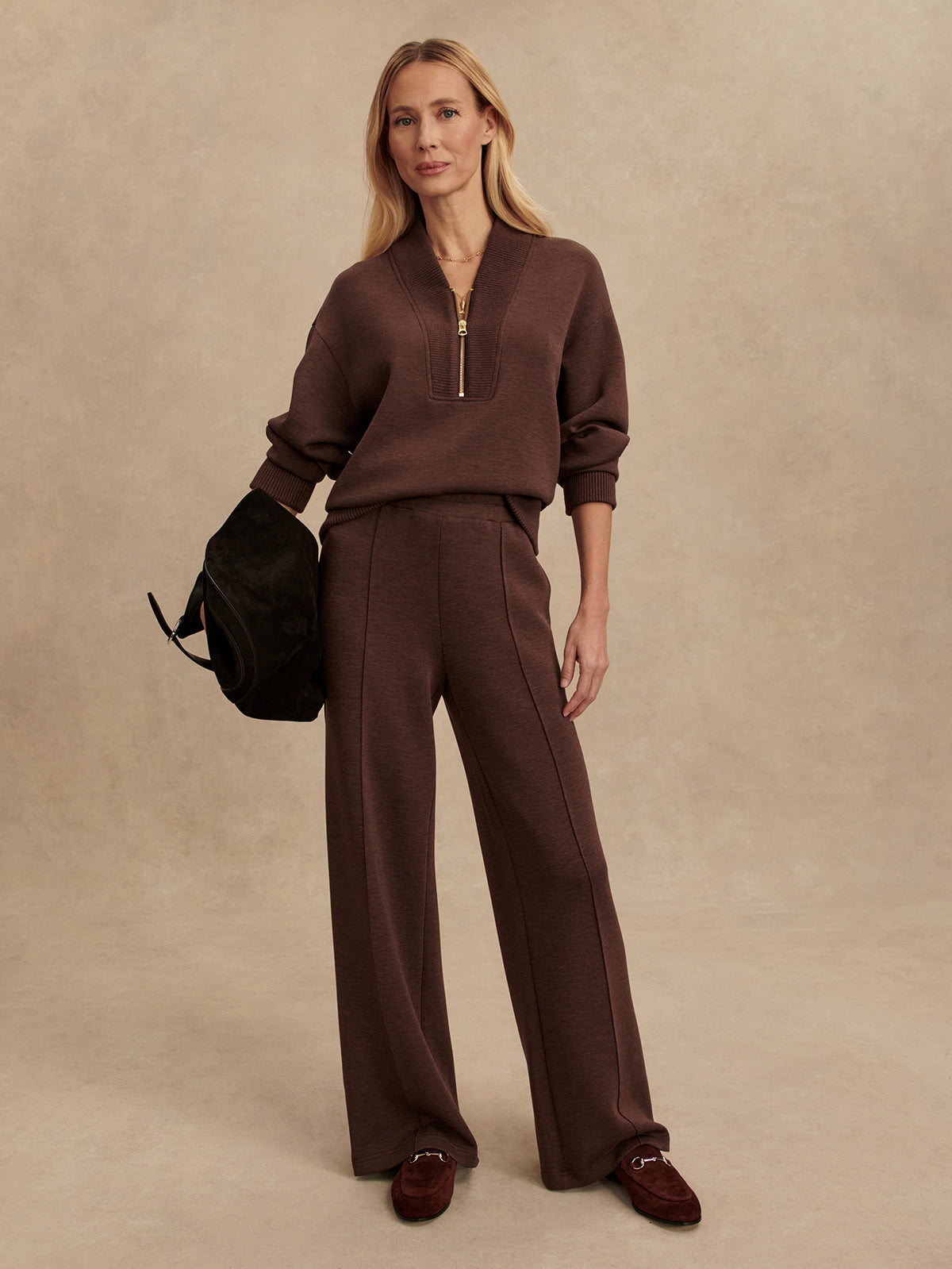 Sally Half Zip Sweat