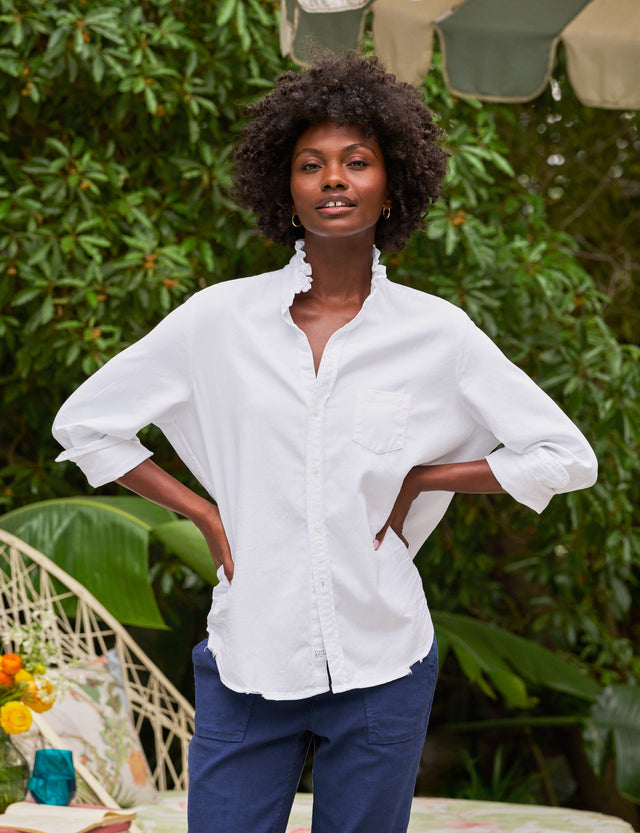 Eileen Ruffle Shirt