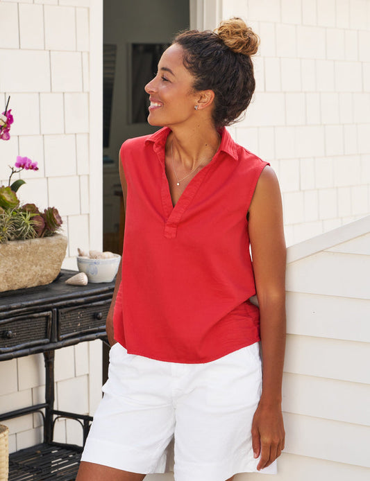 Olivia Sleeveless Polo