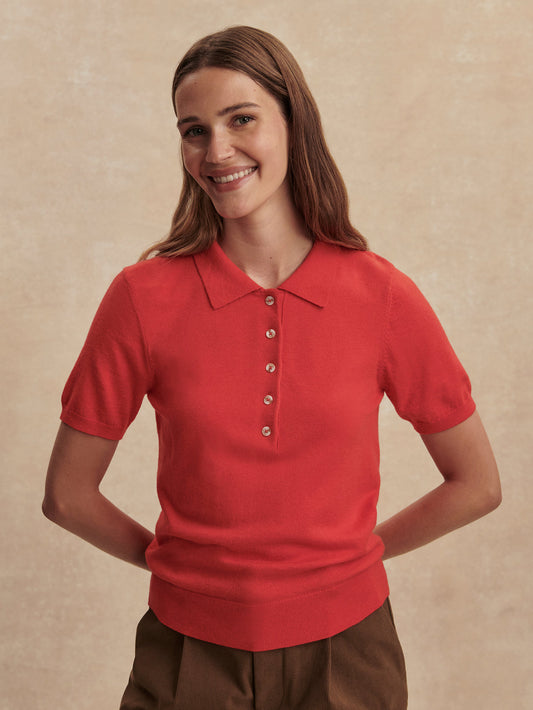 Toni Fine Knit Polo