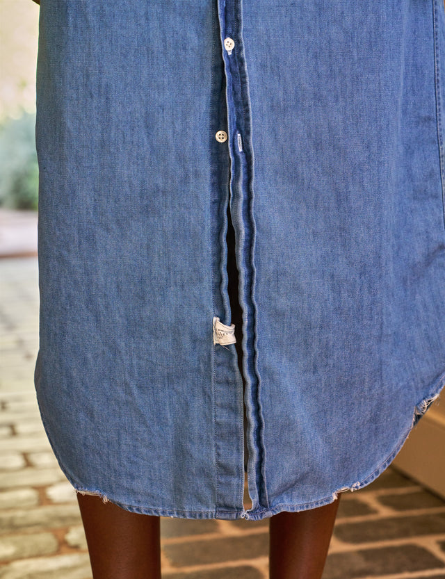 Maxi Shirtdress - Denim