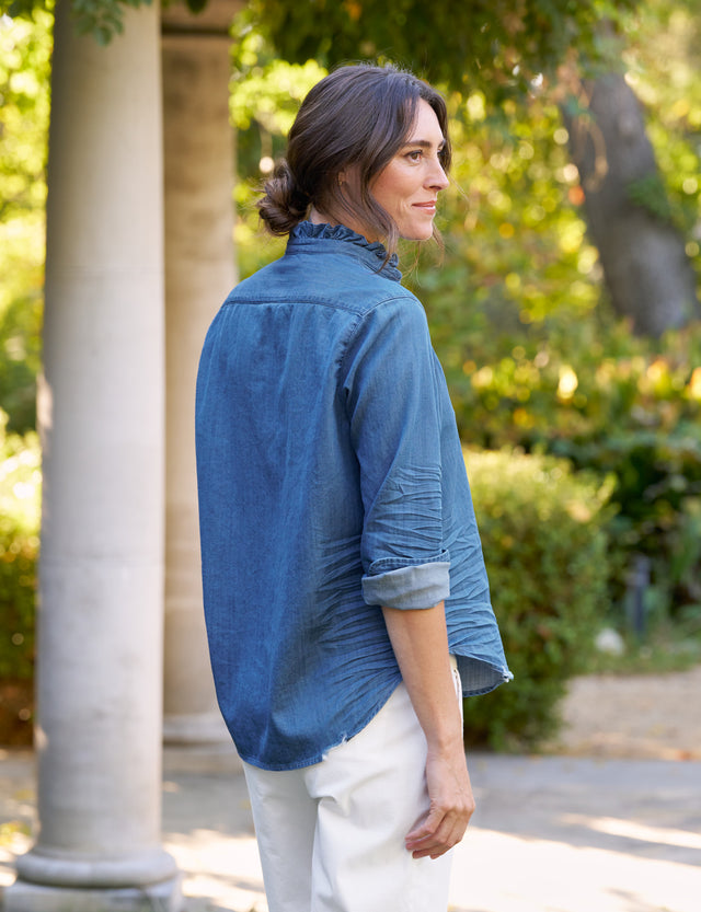 Eileen Ruffle Shirt