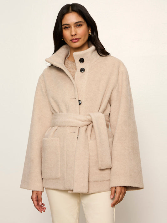 Bundled Wool Coat