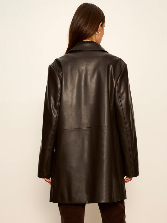 Avid Vegan Leather City Coat