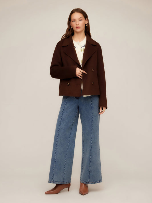 Naomi Cropped Peacoat