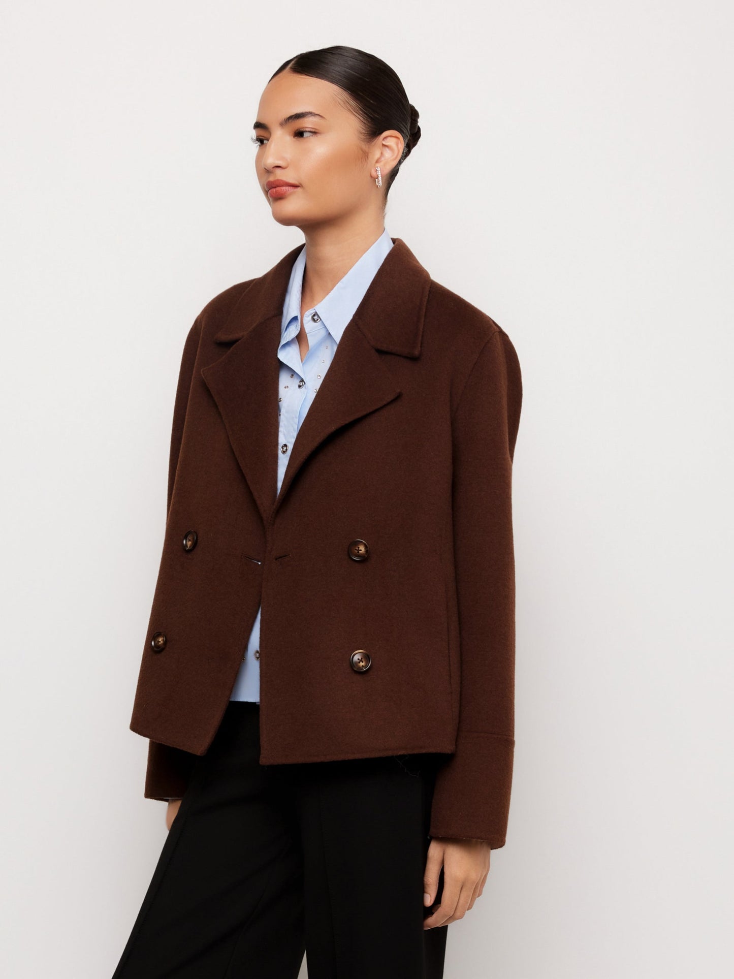 Naomi Cropped Peacoat