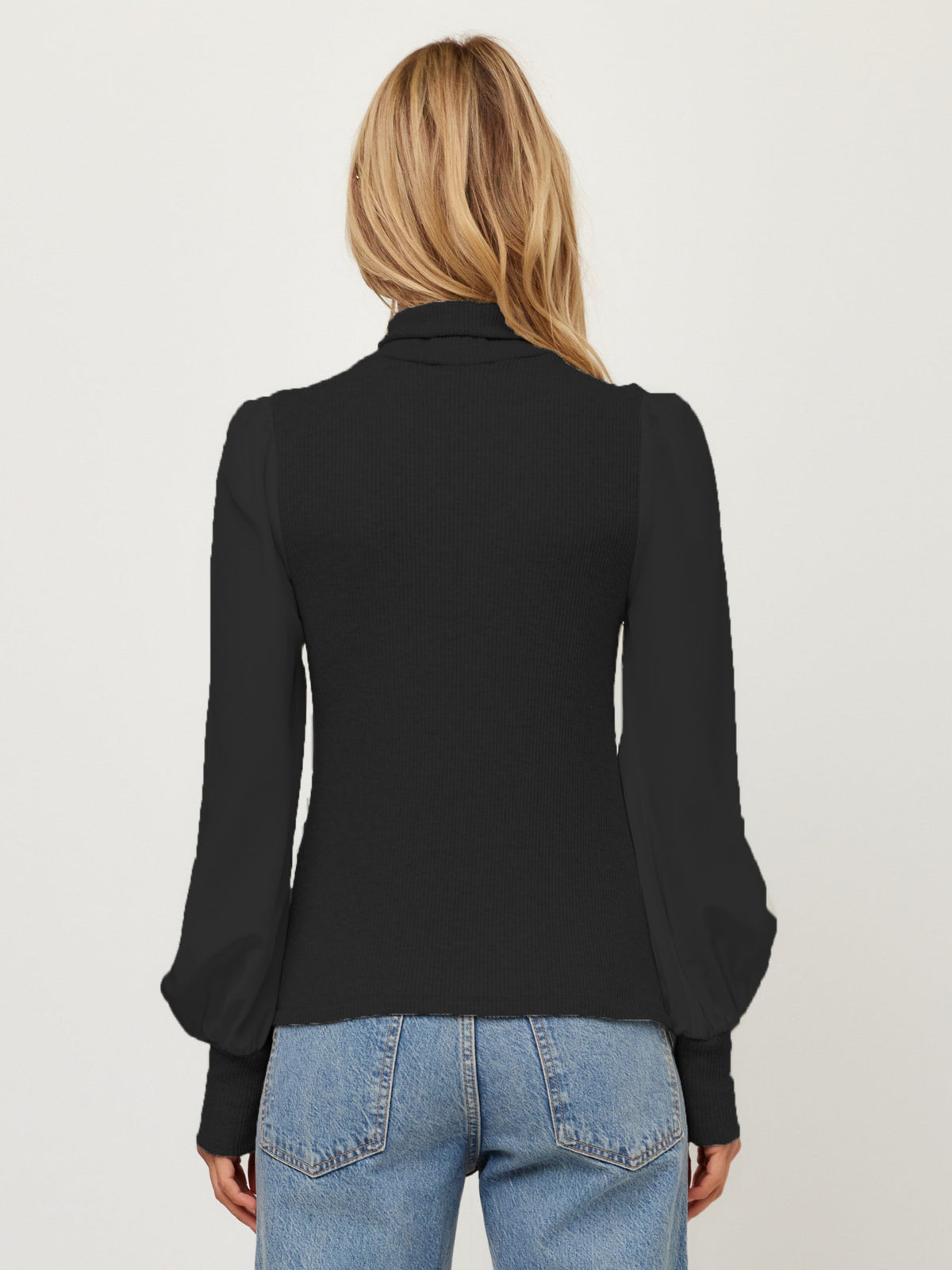 Lisette Contrast Turtleneck
