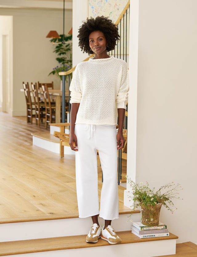 Monterey Pointelle Sweater