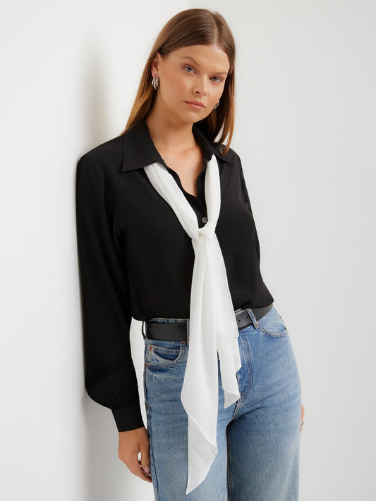 Sicily Scarf Tie Top