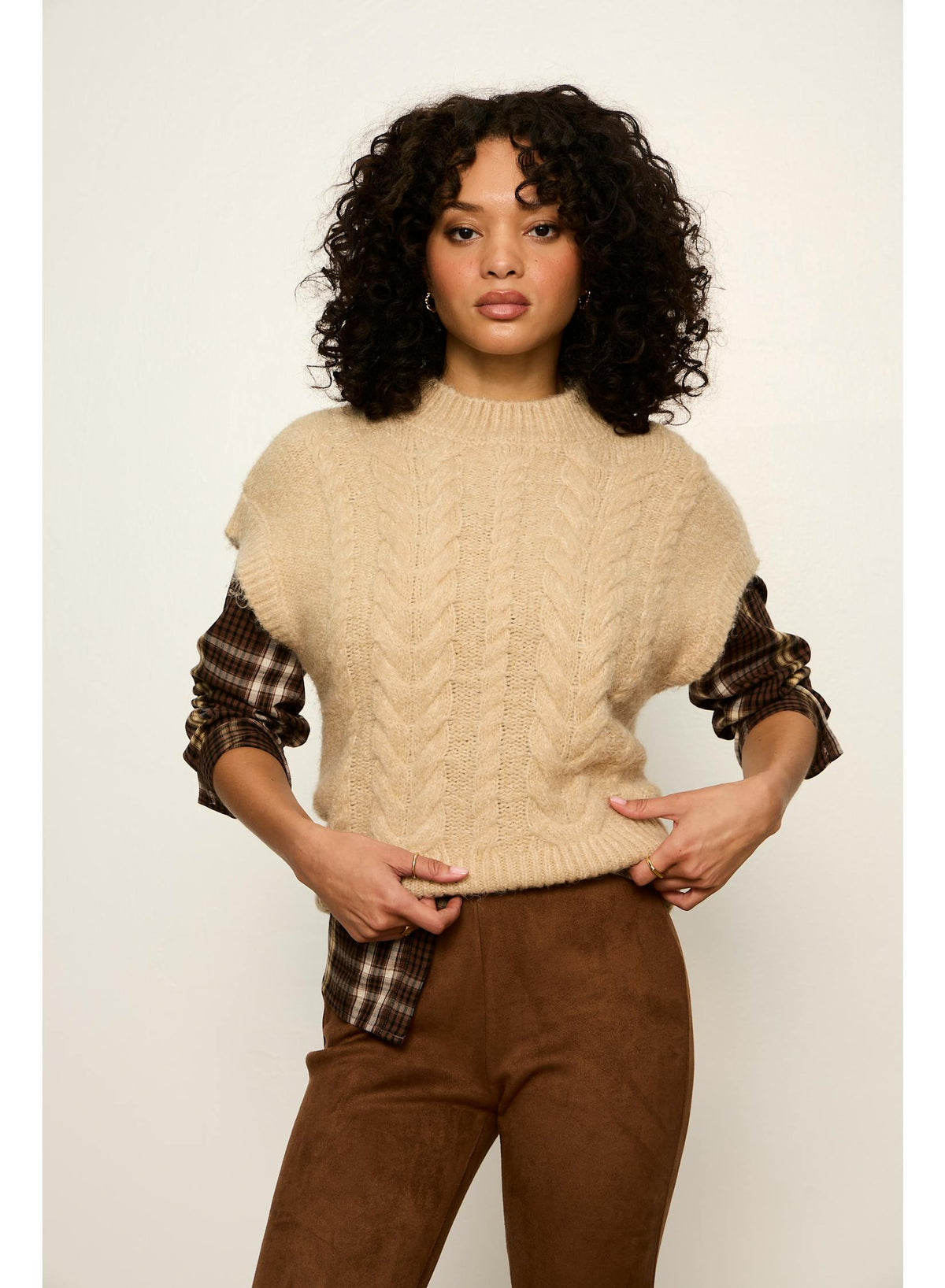 Cable Sweater Shell