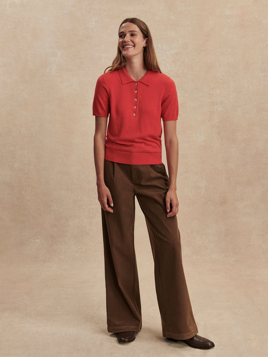 Toni Fine Knit Polo