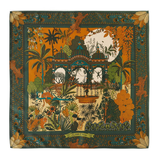 Amber Palace Olive Scarf