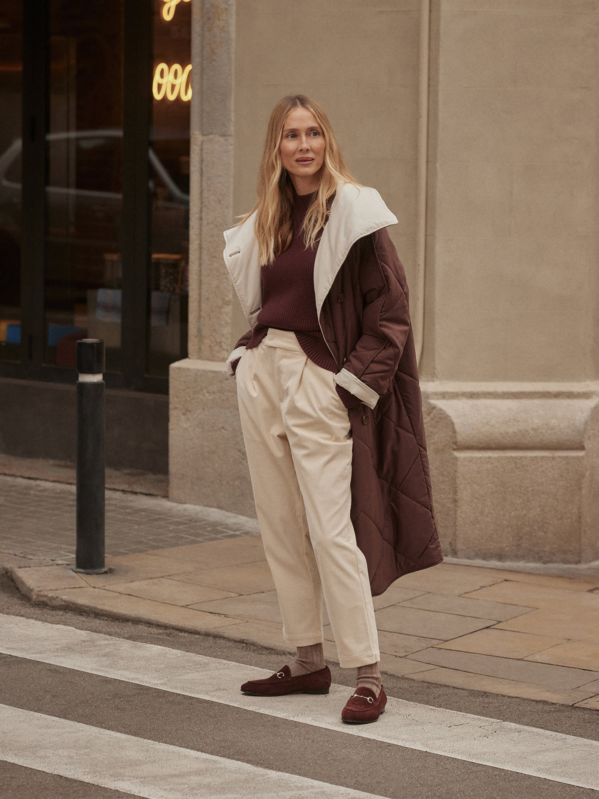 Annalise Reversible Wrap Coat