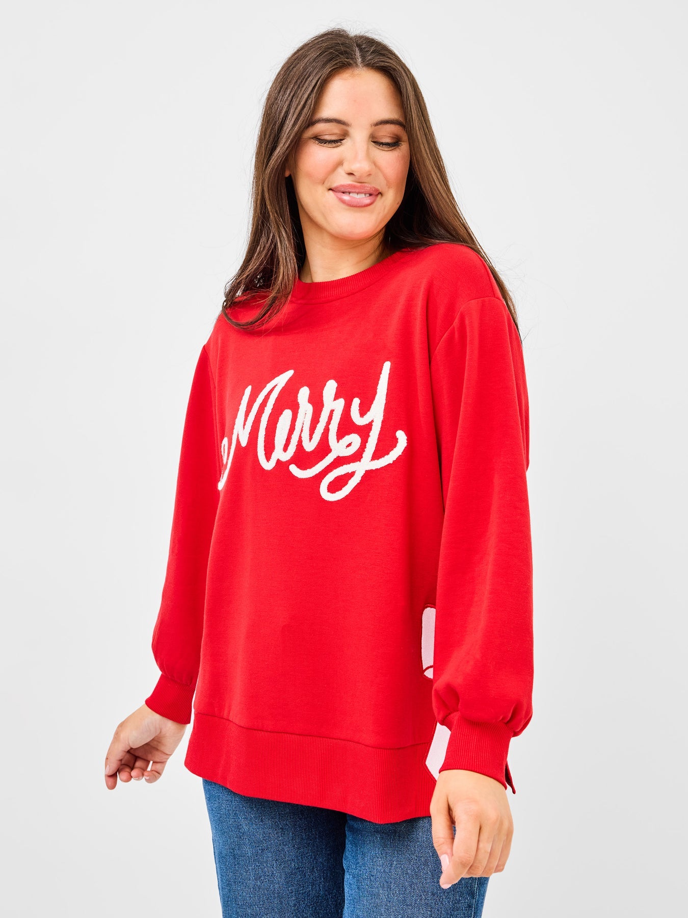 Merry Bow Sweatshirt