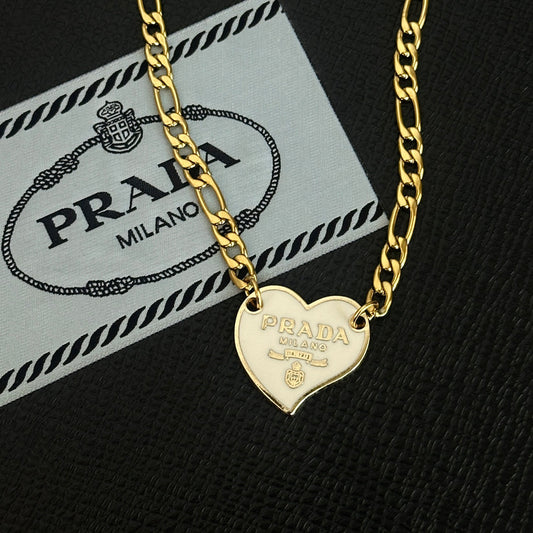 Prada Heart Necklace