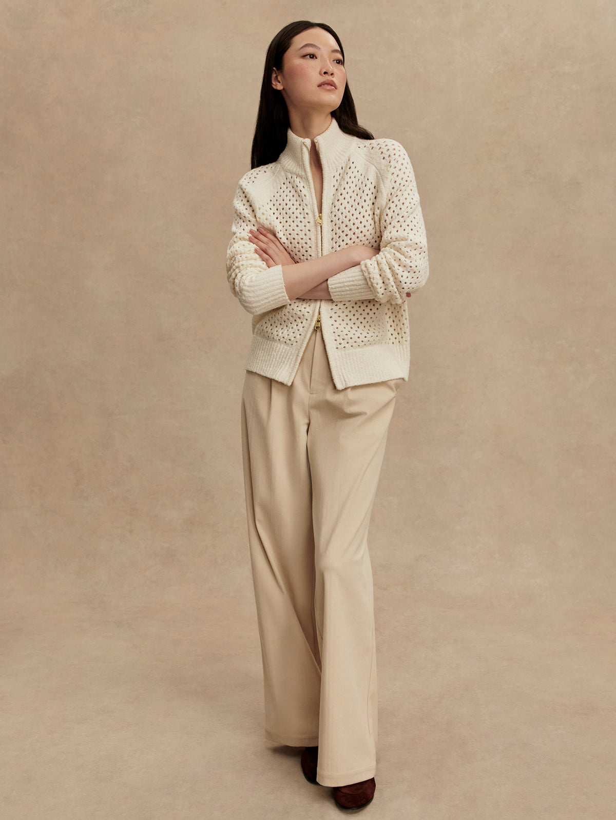 Mandy Boucle Knit Jacket
