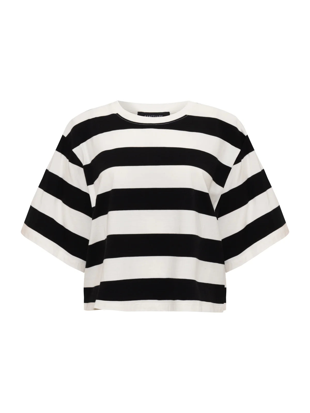Belle Tee-Chalk and Black