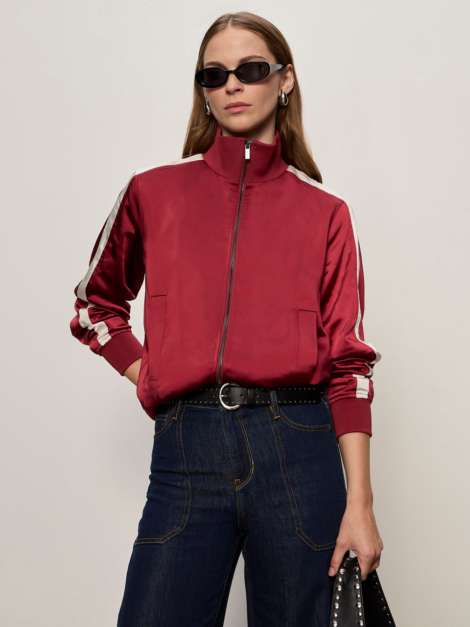 Satin Track Jacket