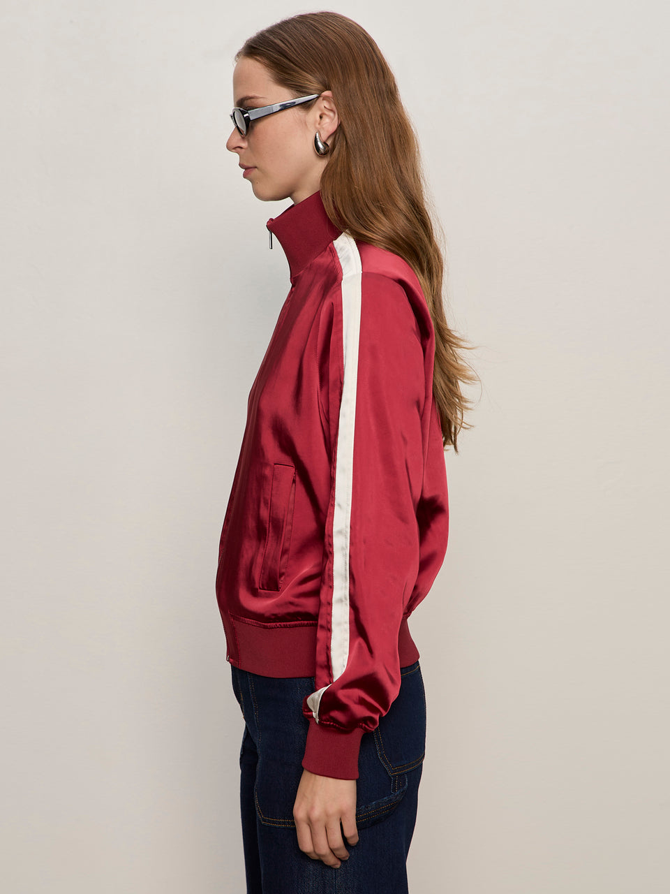 Satin Track Jacket