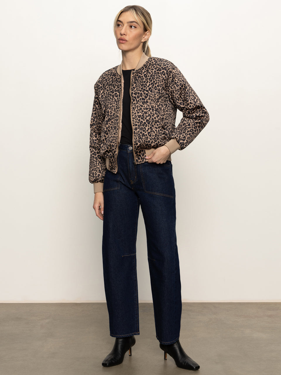 Monroe Sateen Bomber