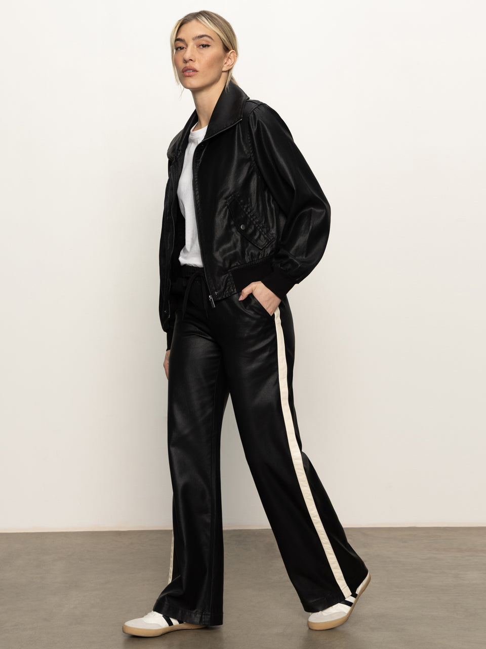 Coated Twill Bomber