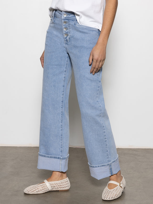 Luna Cuffed Denim