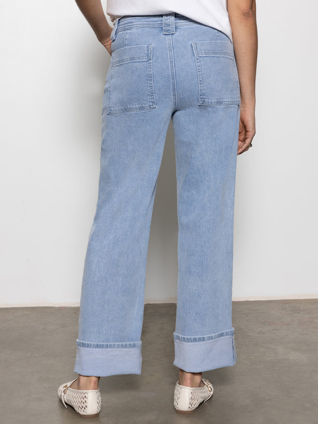 Luna Cuffed Denim