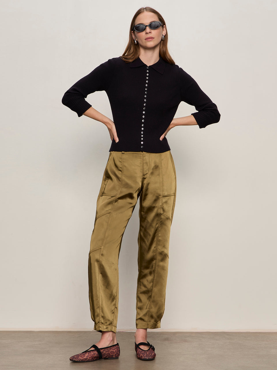 Sahara Satin Tapered Pant
