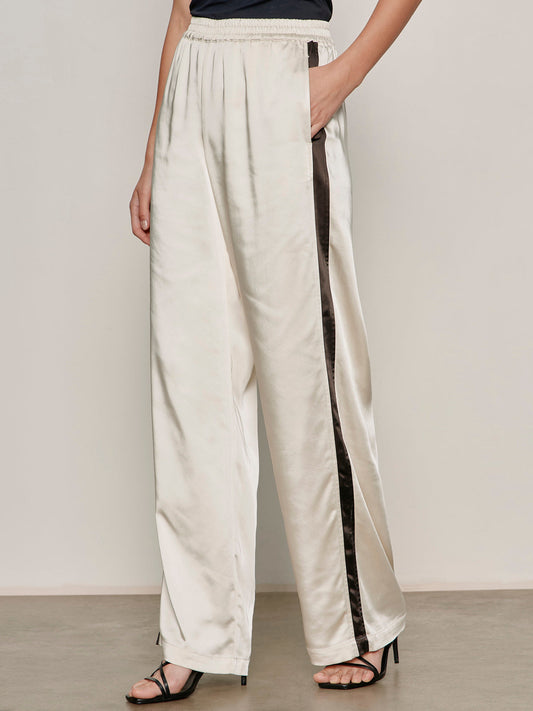 Satin Track Pant-Collagen