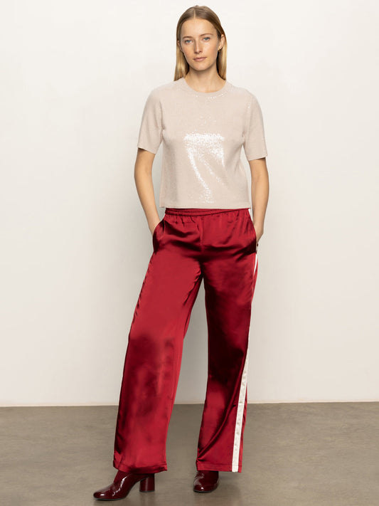 Satin Track Pant