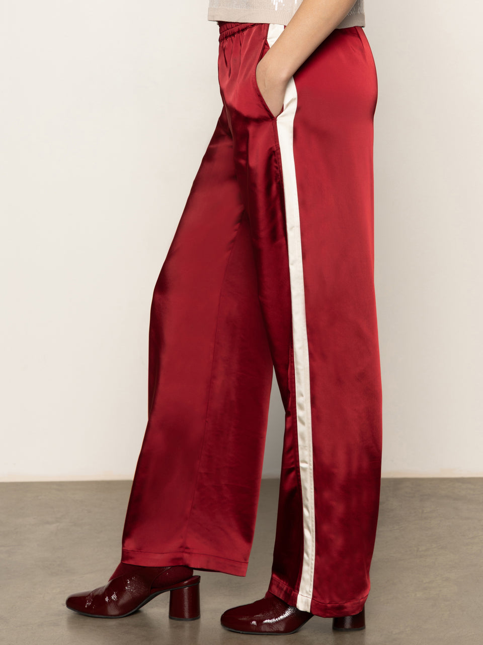 Satin Track Pant