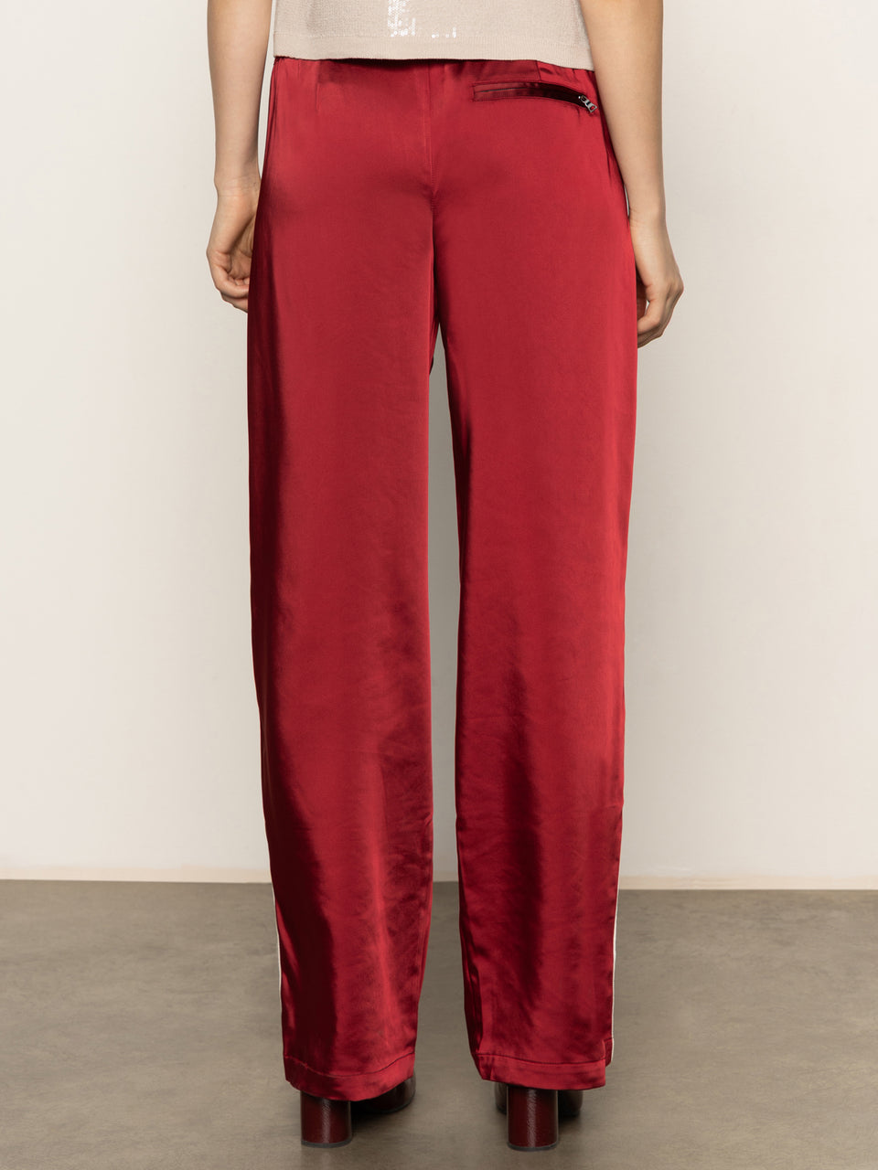 Satin Track Pant