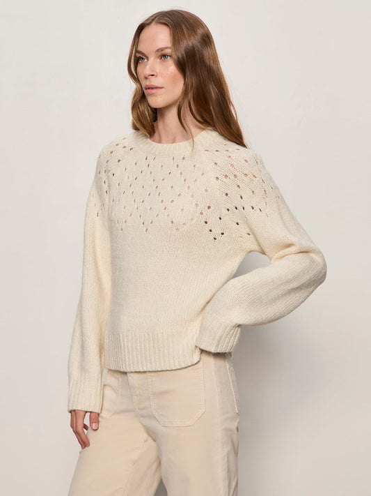 Femme Openwork Sweater