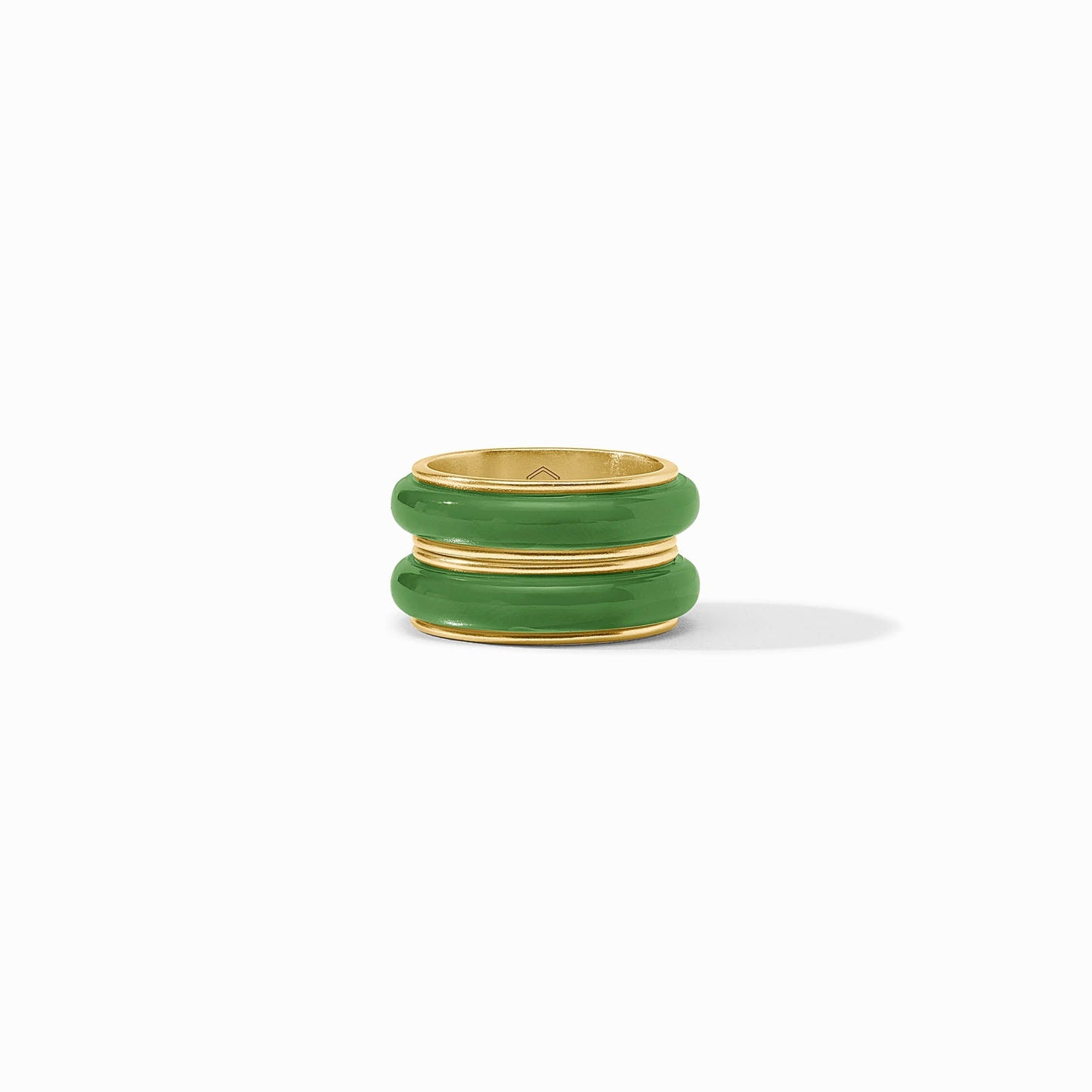 Carnaby Duet Ring - Palmetto Green