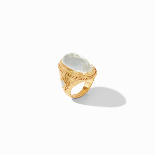 Cannes Statement Ring-Iridescent Clear Crystal