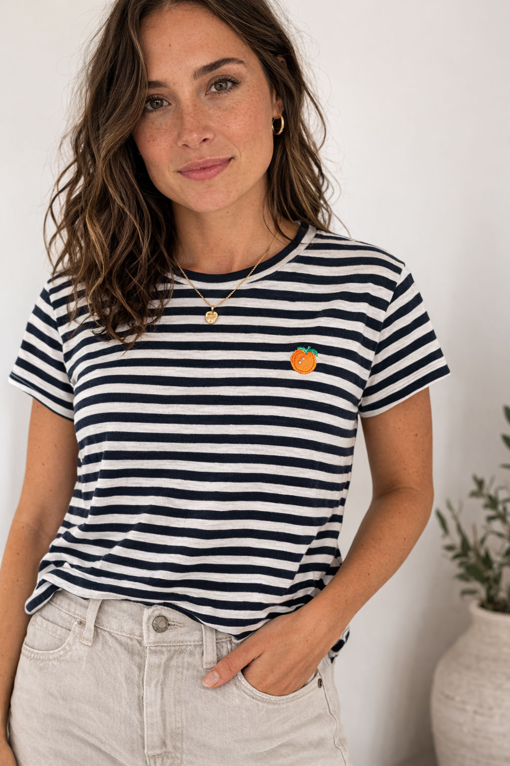 Stripe Fruit Tee