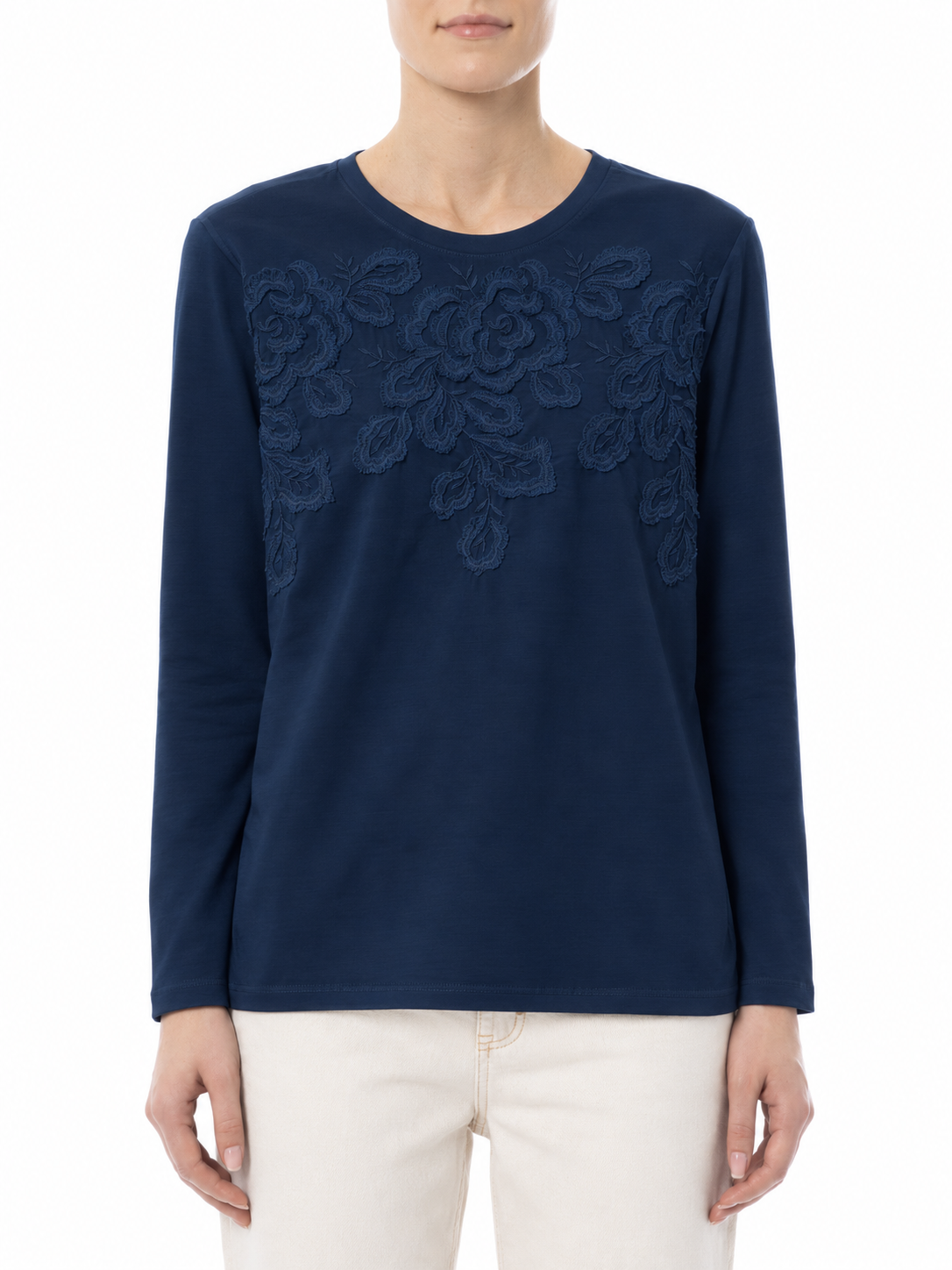 Embroidered L/S Tee
