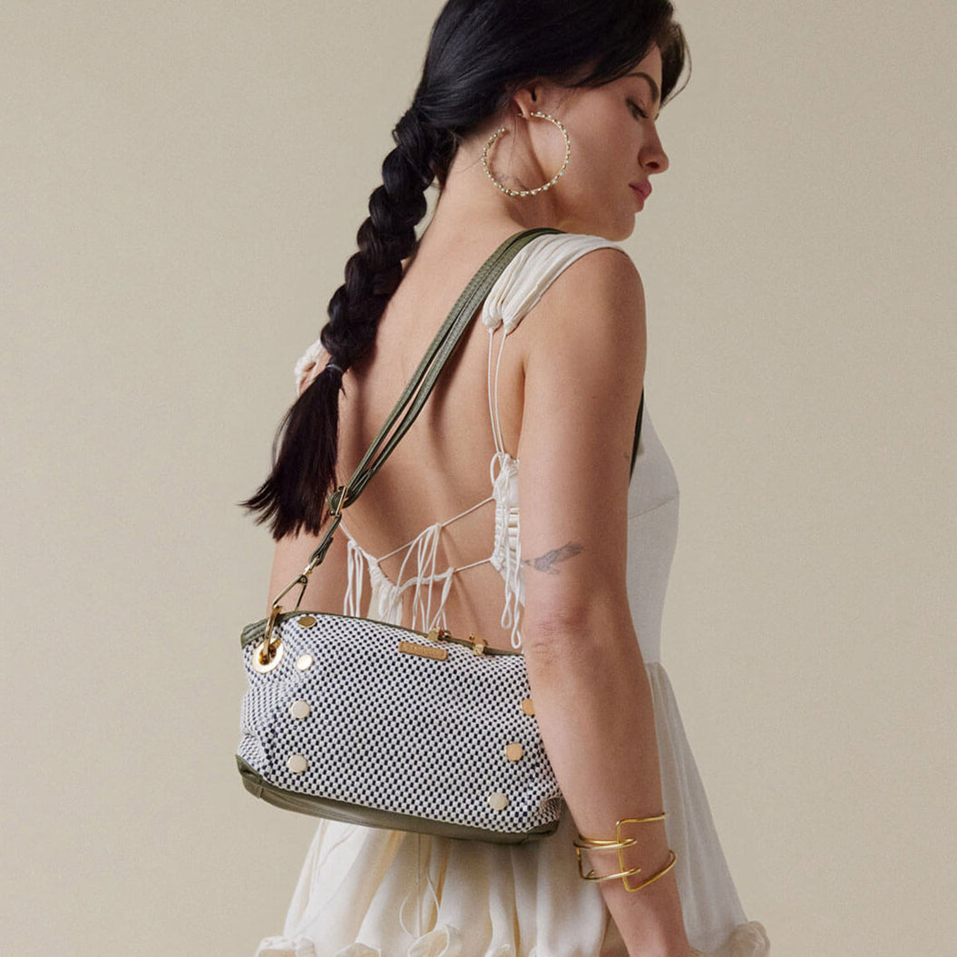 Daniel Crossbody Clutch-Meadow Weave