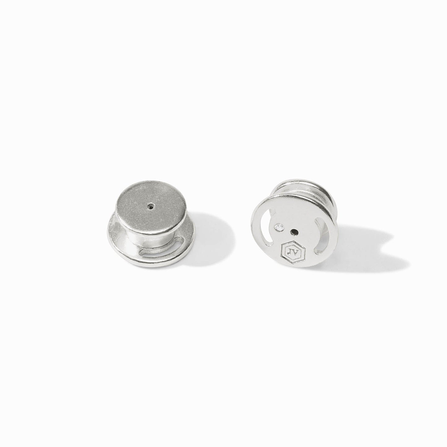Silver-Avalon Demi Doorknocker Earring