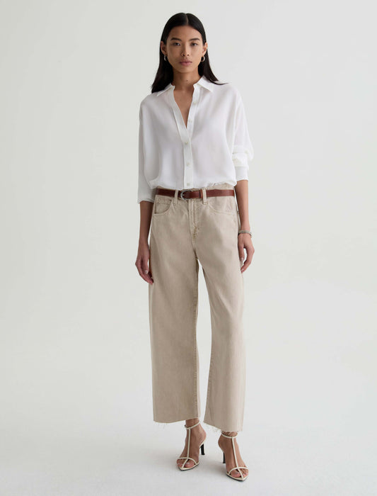 Hattie Crop-Sulfer Light Taupe