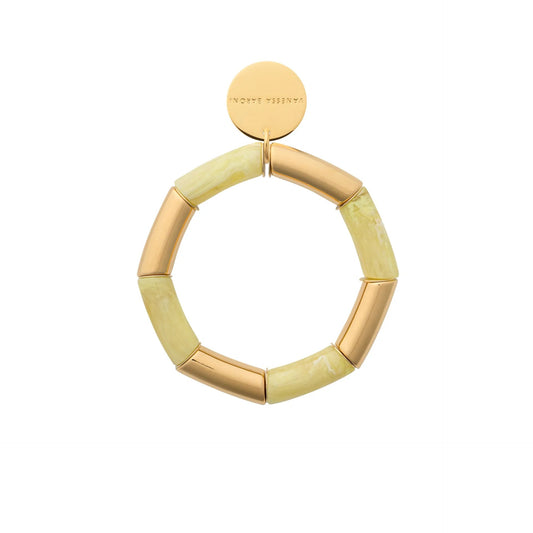 Flex Bracelet-Gold/Lemon Marble
