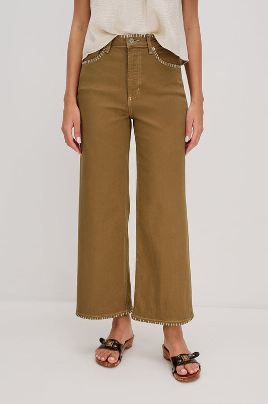 Getty Crop Safari Embrodered