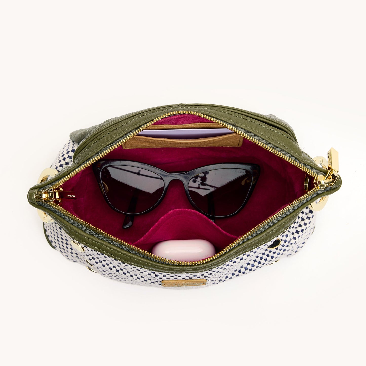 Daniel Crossbody Clutch-Meadow Weave