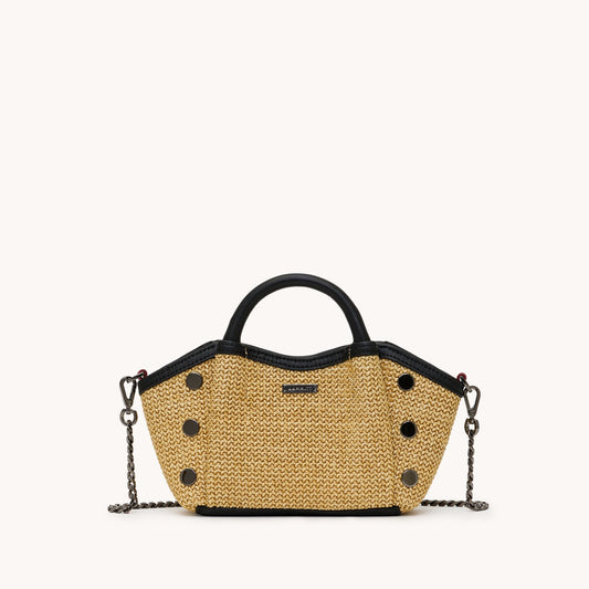 Paul Mini-Noir Smooth Raffia