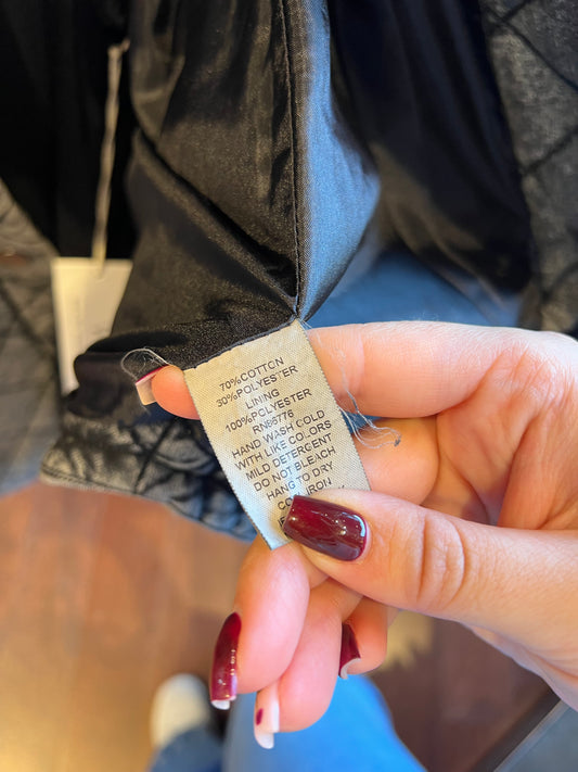 Denim Quilted Shirt Jacket