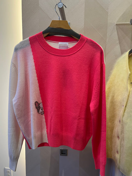 Frenchie Colorblock Crew