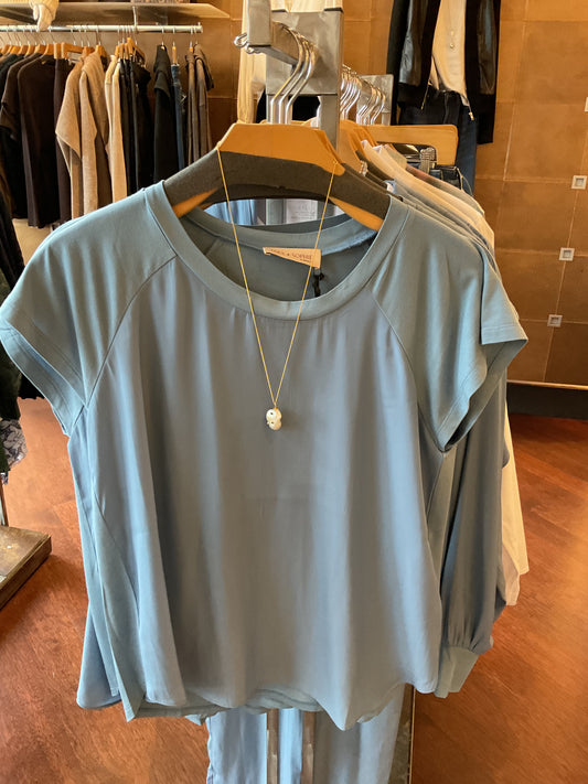 Cap Sleeve Baseball Tee