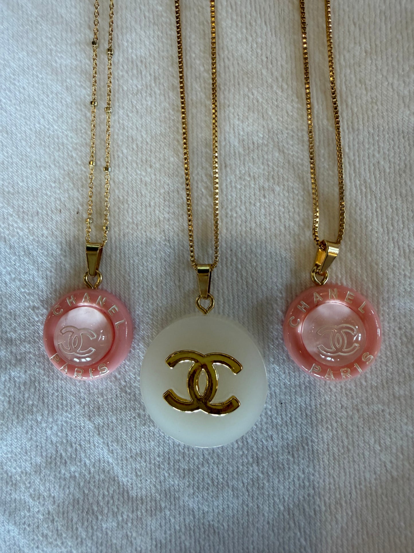 Pink Chanel Necklace