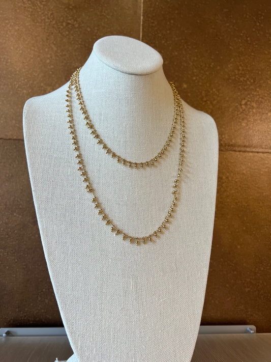 Gold Bead Necklace